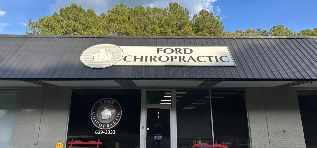 Ford Chiropractic storefront in LaFayette, GA